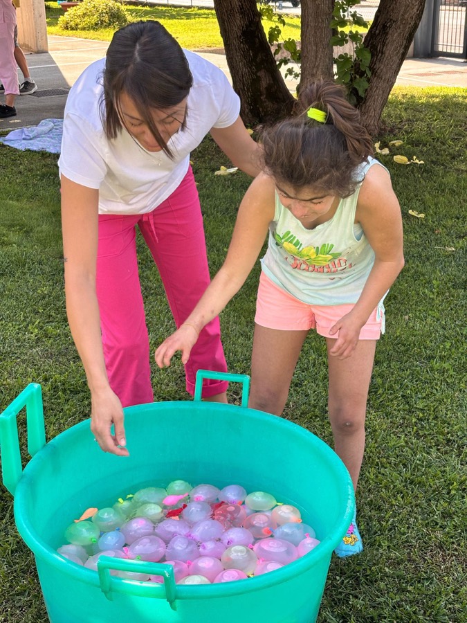 Giochi con i palloncini d'acqua